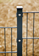 Zaunpfosten Kurz mit Abdeckleiste (zum Dübeln)